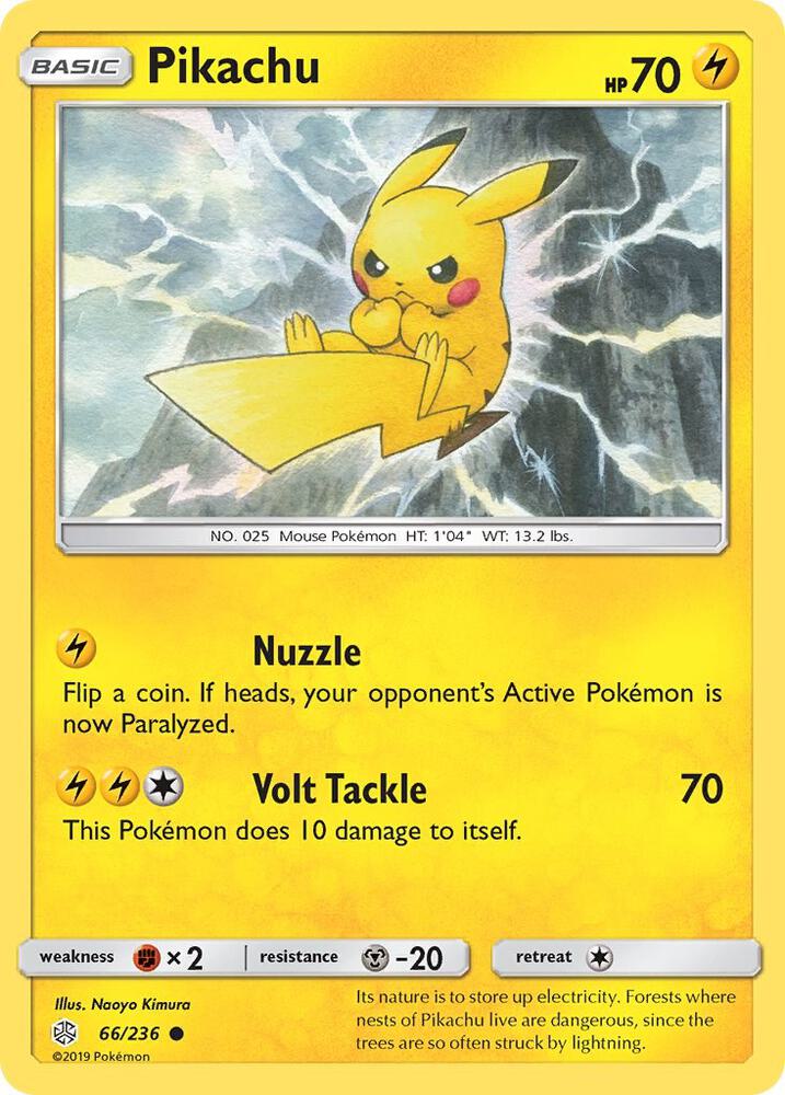 Pokemon Pikachu 66/236 Cosmic Eclipse