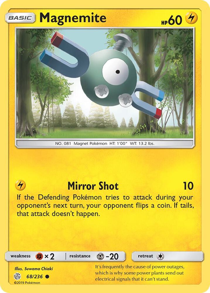 Pokemon Magnemite 68/236 Cosmic Eclipse