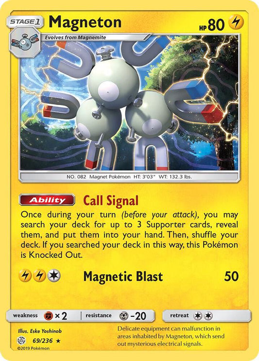 Pokemon Magneton 69/236 Cosmic Eclipse
