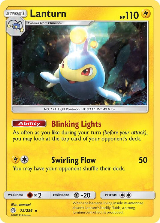 Pokemon Lanturn 72/236 Cosmic Eclipse