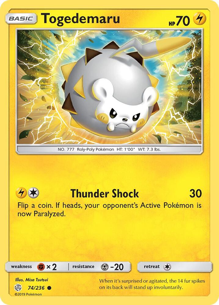 Pokemon Togedemaru 74/236 Cosmic Eclipse