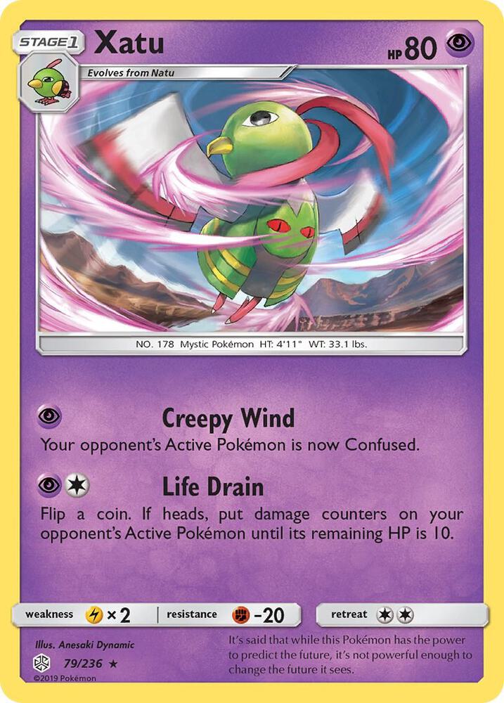 Pokemon Xatu 79/236 Cosmic Eclipse