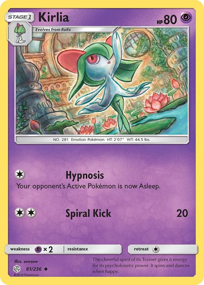 Pokemon Kirlia 81/236 Cosmic Eclipse