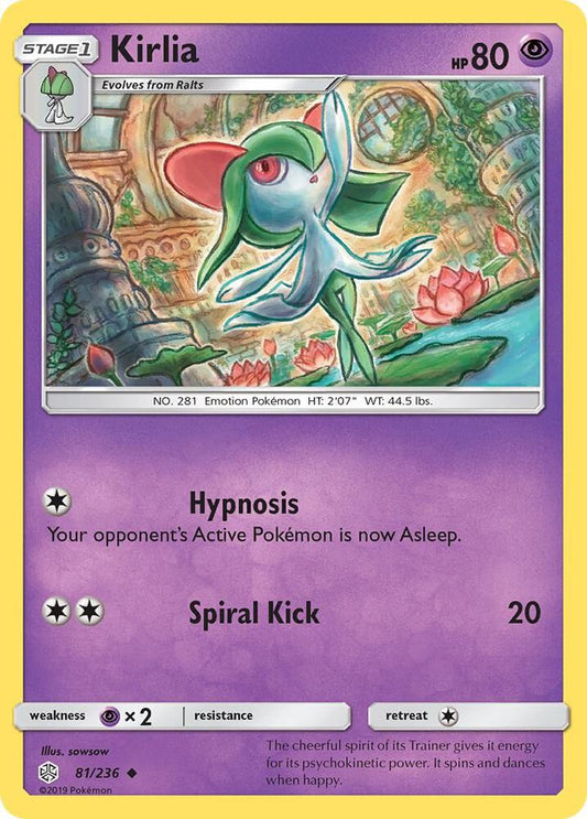 Pokemon Kirlia 81/236 Cosmic Eclipse