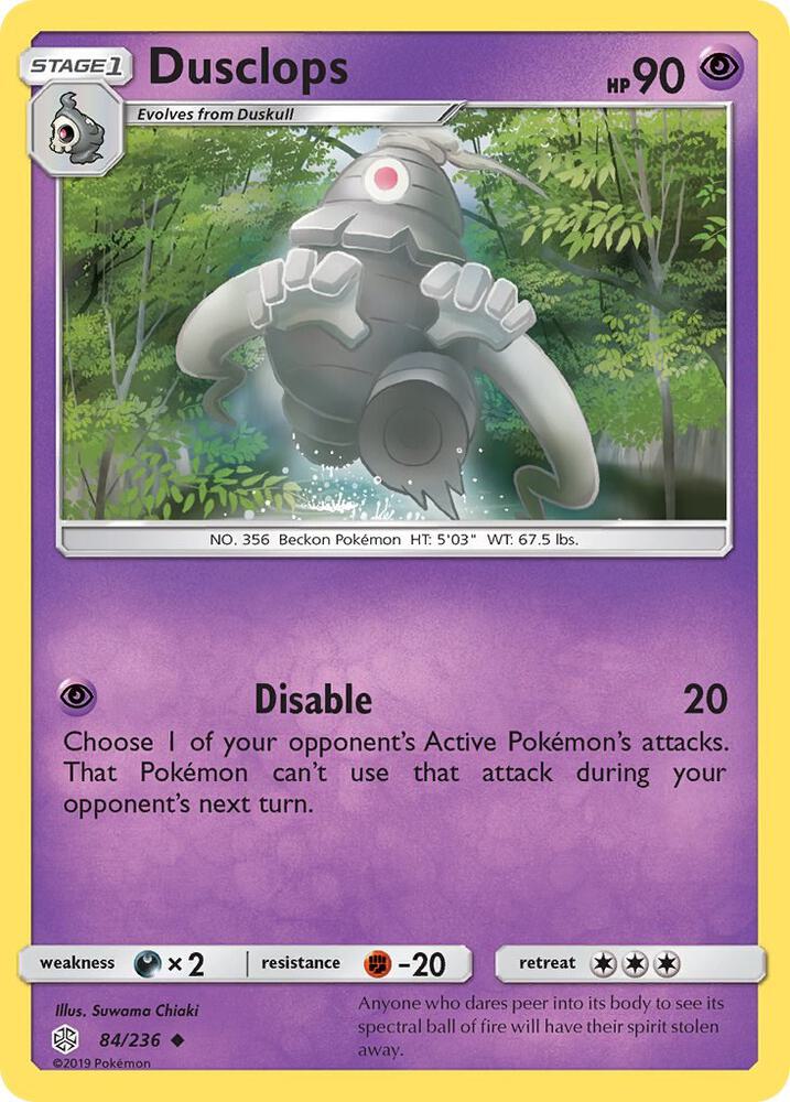 Pokemon Dusclops 84/236 Cosmic Eclipse