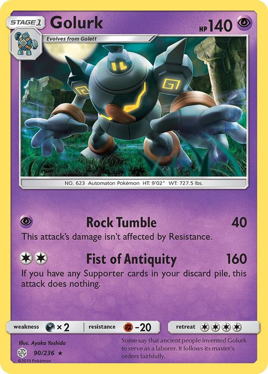 Pokemon Golurk 90/236 Cosmic Eclipse