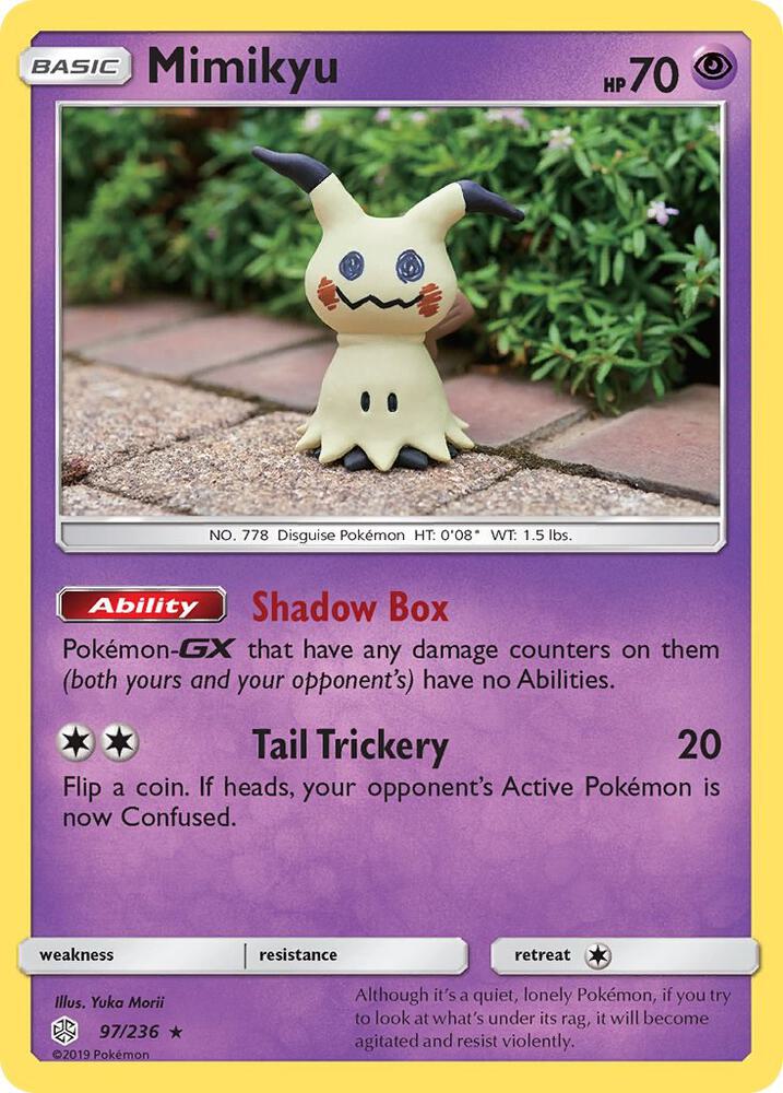 Pokemon Mimikyu 97/236 Cosmic Eclipse