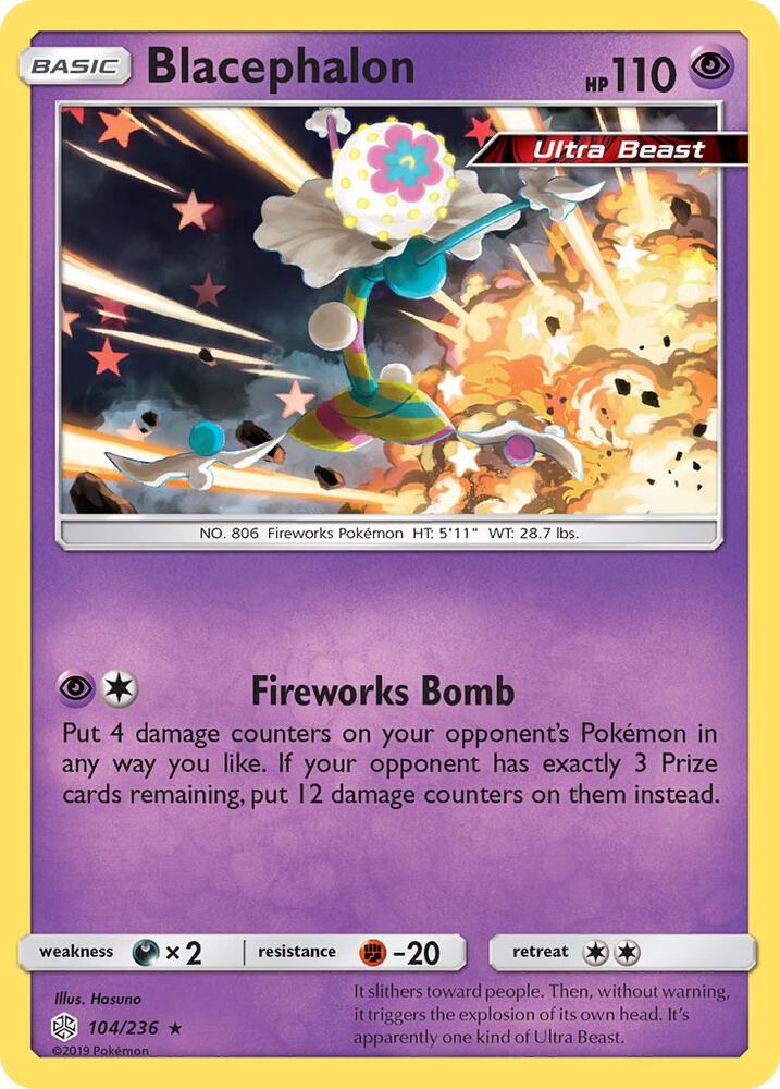 Pokemon Blacephalon 104/236 Cosmic Eclipse