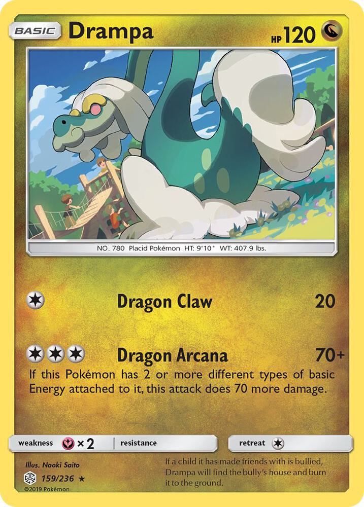 Pokemon Drampa 159/236 Cosmic Eclipse