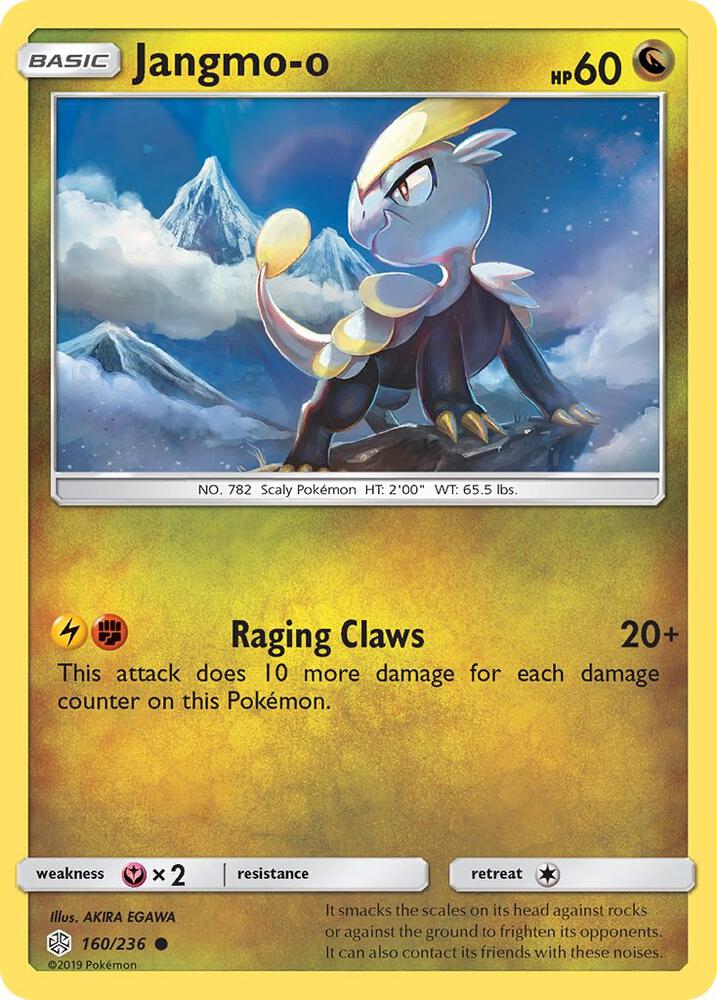 Pokemon Jangmo-o 160/236 Cosmic Eclipse