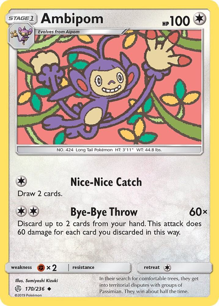 Pokemon Ambipom 170/236 Cosmic Eclipse
