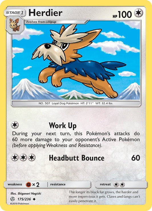 Pokemon Herdier 175/236 Cosmic Eclipse