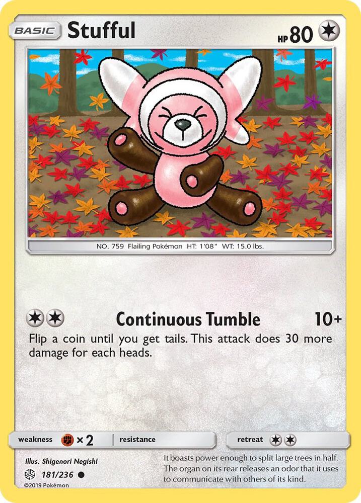 Pokemon Stufful 181/236 Cosmic Eclipse