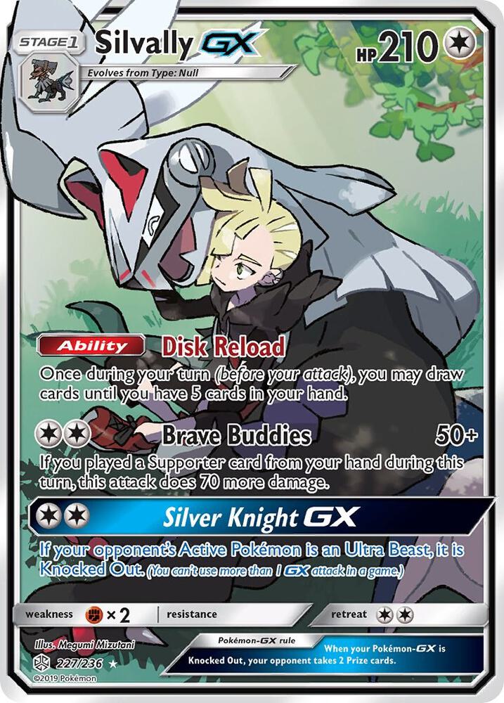 Pokemon Silvally GX 227/236 Cosmic Eclipse