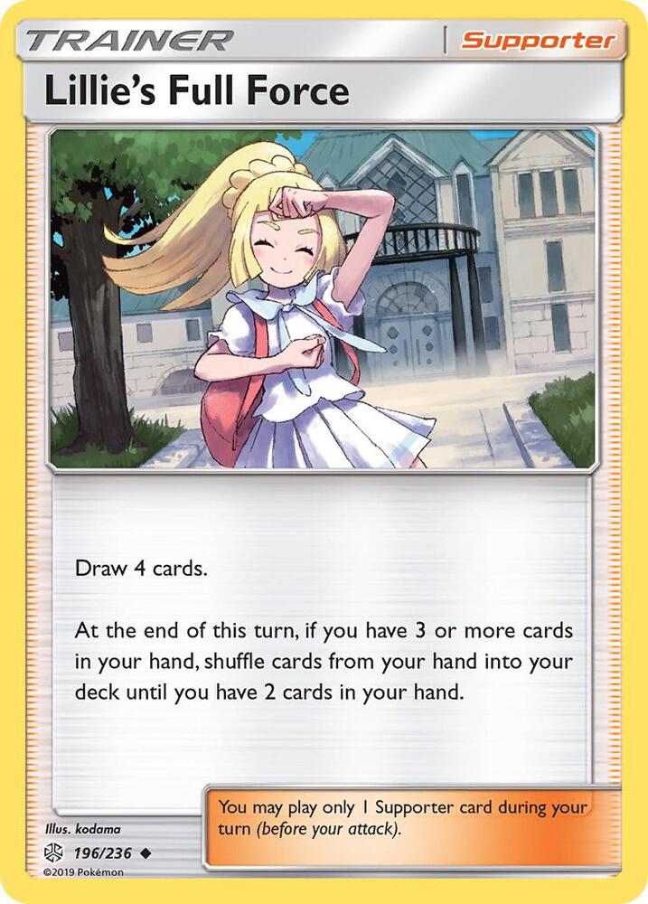 Pokemon Lillie's Full Force 196/236 Cosmic Eclipse