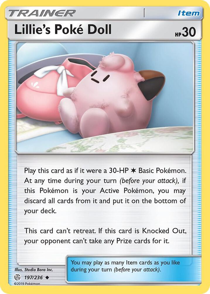Pokemon Lillie's Poké Doll 197/236 Cosmic Eclipse