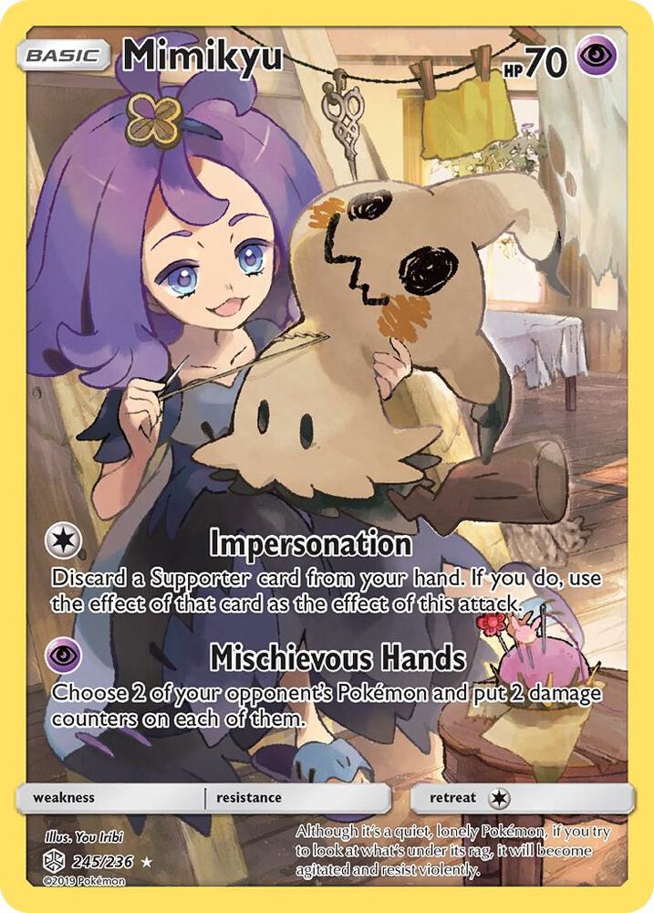 Pokemon Mimikyu 245/236 Cosmic Eclipse