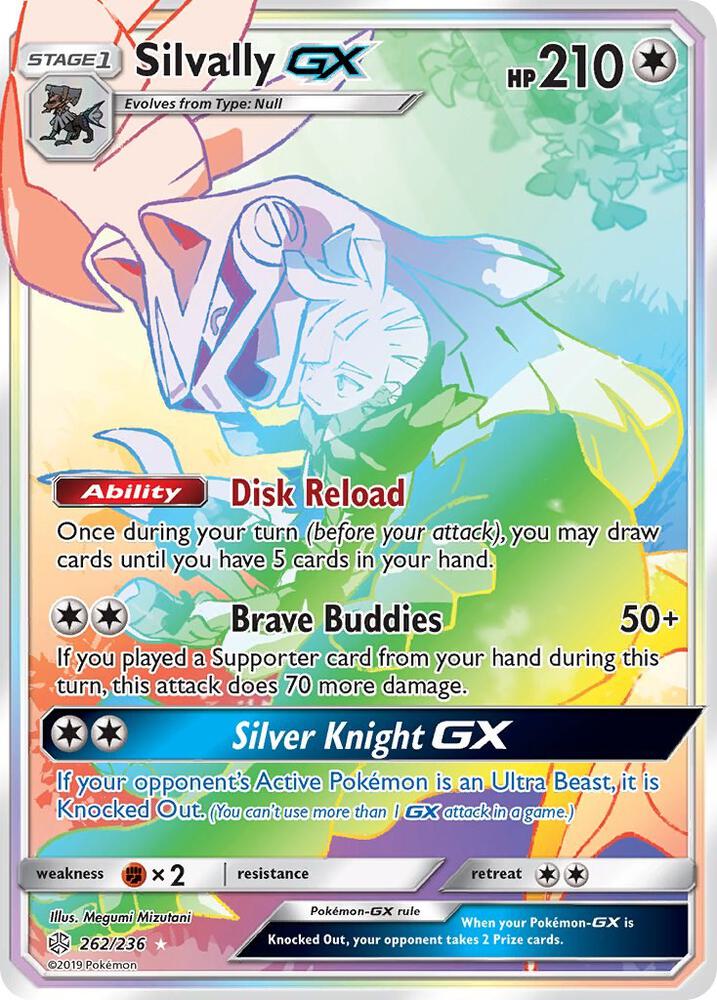 Pokemon Silvally GX 262/236 Cosmic Eclipse