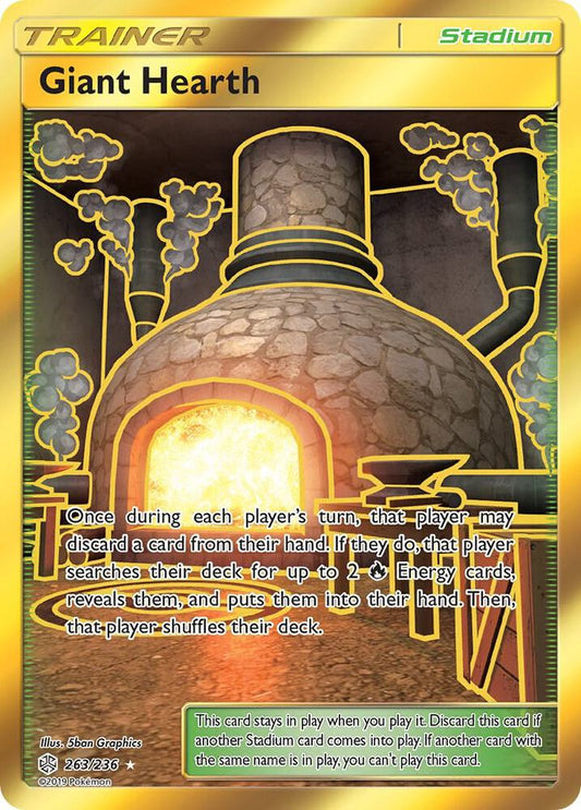 Pokemon Giant Hearth 263/236 Cosmic Eclipse