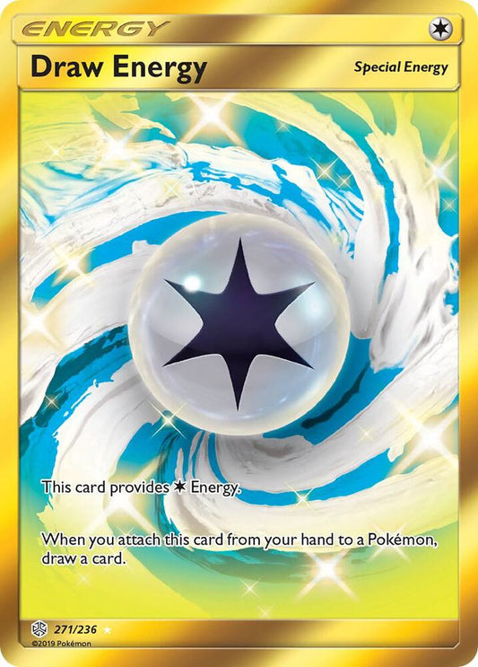 Pokemon Draw Energy 271/236 Cosmic Eclipse