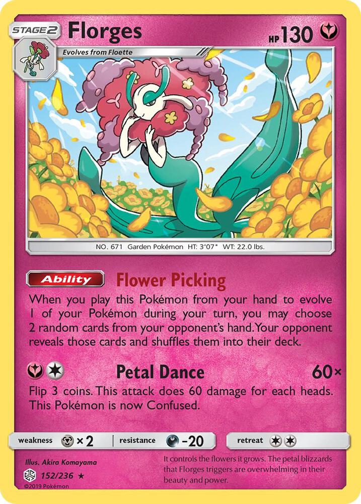 Pokemon Florges 152/236 Cosmic Eclipse