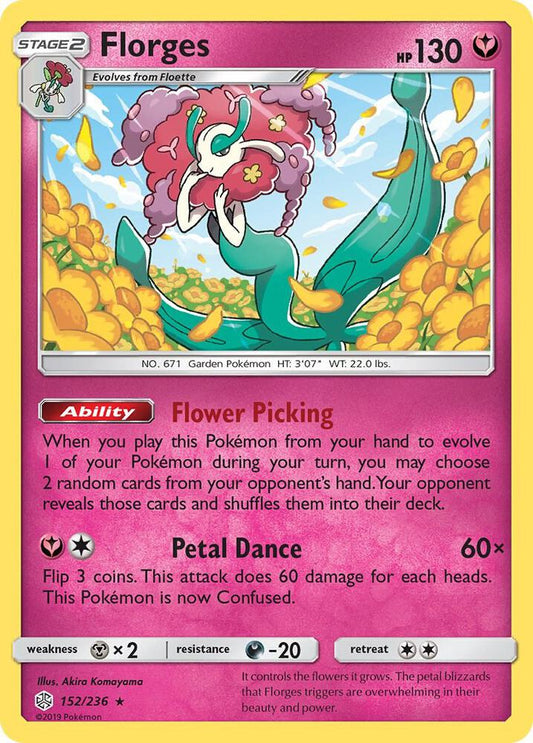 Pokemon Florges 152/236 Cosmic Eclipse