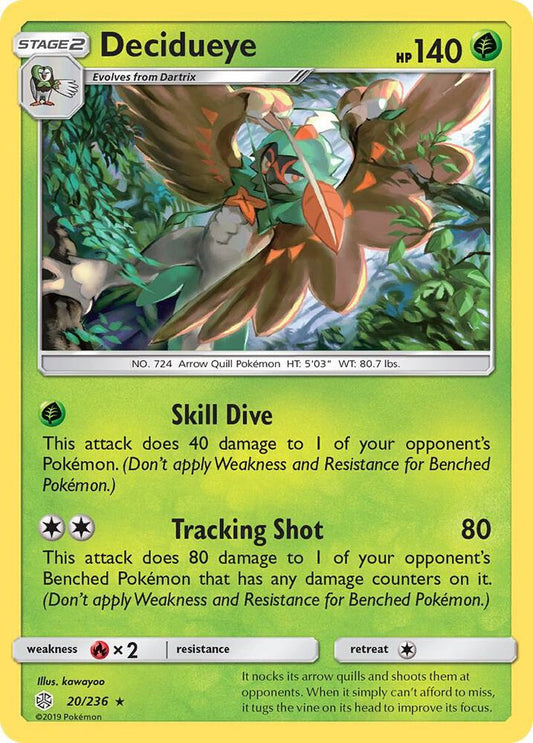Pokemon Decidueye 20/236 Cosmic Eclipse