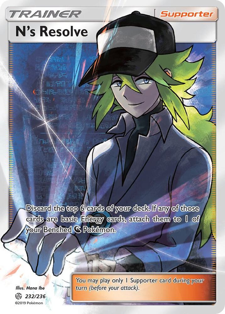 Pokemon N's Resolve 232/236 Cosmic Eclipse