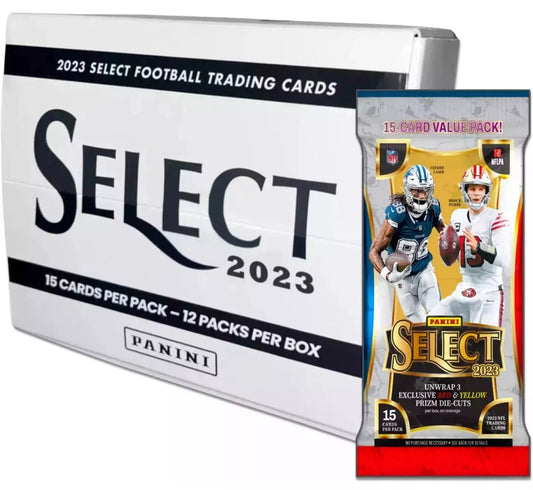 Panini Select 2023 NFL Trading Card Jumbo Value Box