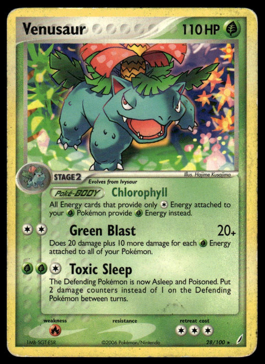 Pokemon TCG Venusaur #28/100 Crystal Guardians