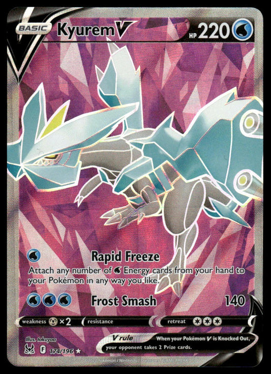 Pokemon TCG Kyurem V (Full Art) #174/196 SWSH11: Lost Origin