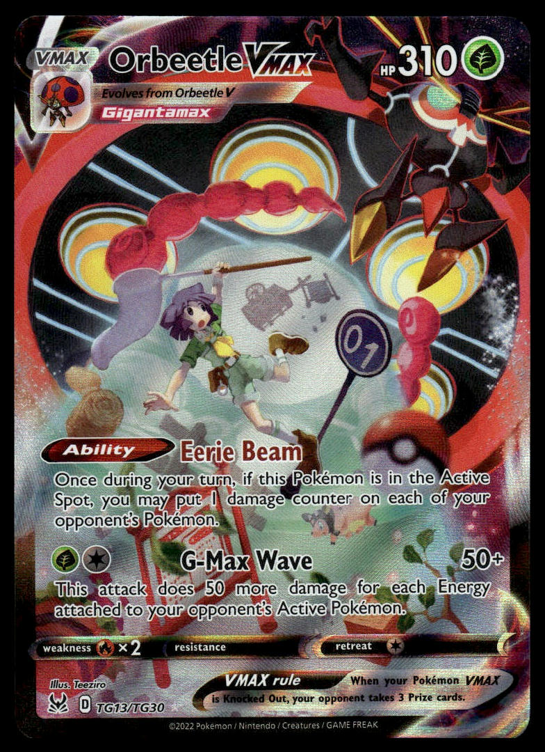 Pokemon TCG Orbeetle VMAX #TG13/TG30 SWSH11: Lost Origin Trainer Gallery