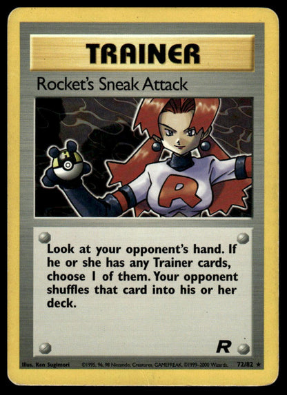 Pokemon TCG Rocket's Sneak Attack (72) #72/82 Team Rocket