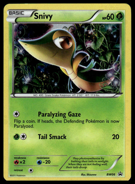 Pokemon TCG Snivy #BW06 Black and White Promos