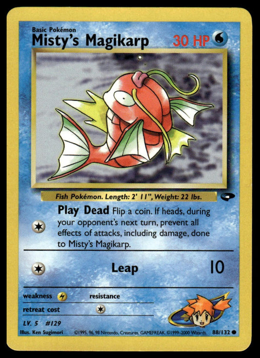 Pokemon TCG Misty's Magikarp #088/132 Gym Challenge