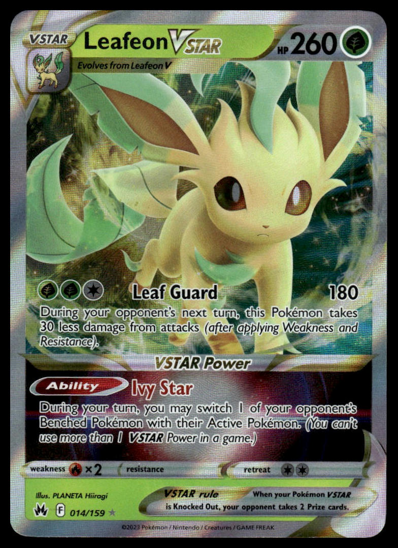 Pokemon TCG Leafeon VSTAR #014/159 Crown Zenith