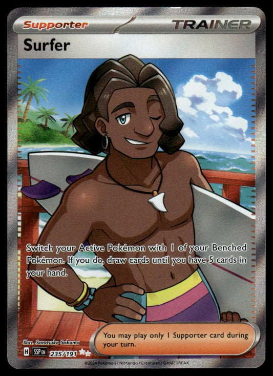 Pokemon TCG Surfer #235/191 SV08: Surging Sparks