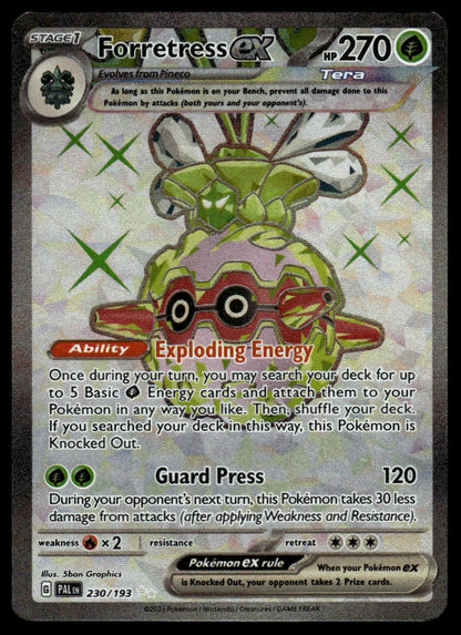 Pokemon TCG Forretress ex #212/091 SV: Paldean Fates