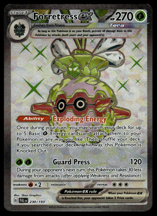 Pokemon TCG Forretress ex #212/091 SV: Paldean Fates