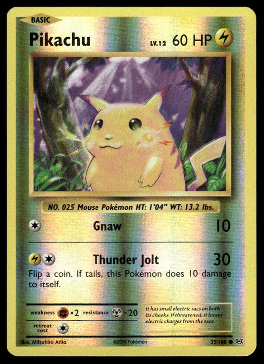 Pokemon TCG Pikachu #35/108 XY - Evolutions