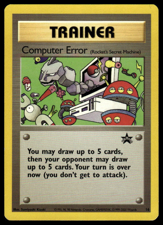 Pokemon TCG Computer Error (Rocket's Secret Machine) #16/53 WoTC Promo