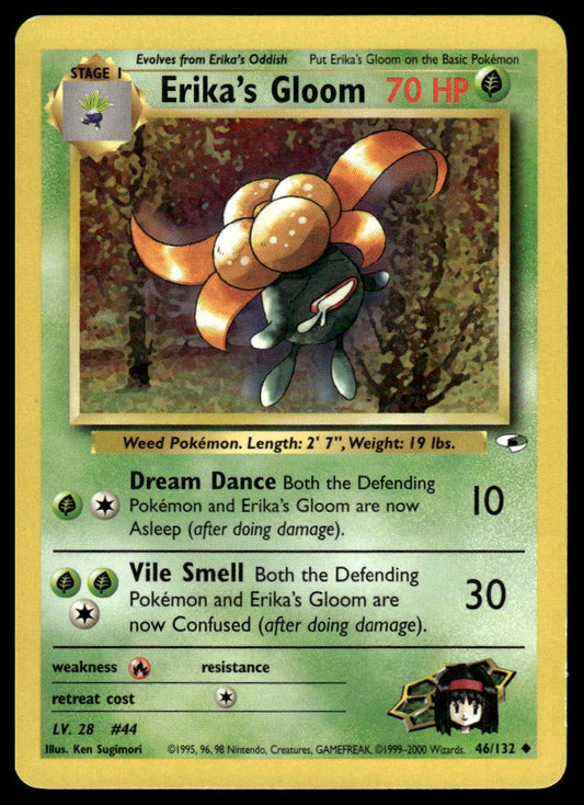 Pokemon TCG Erika's Gloom (46) #046/132 Gym Heroes