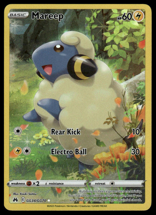 Pokemon TCG Mareep #GG34/GG70 Crown Zenith: Galarian Gallery