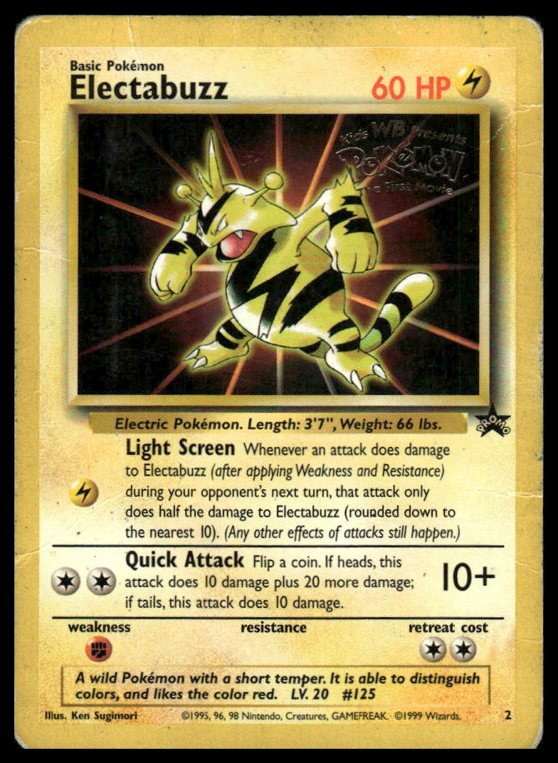 Pokemon TCG Electabuzz (Movie Promo) #02/53 WoTC Promo