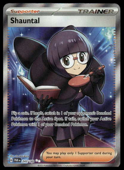 Pokemon TCG Shauntal #243/182 SV04: Paradox Rift