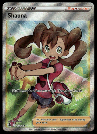 Pokemon TCG Shauna (Full Art) #263/264 SWSH08: Fusion Strike