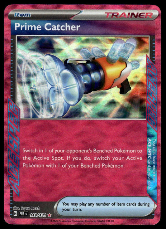 Pokemon TCG Prime Catcher #157/162 SV05: Temporal Forces