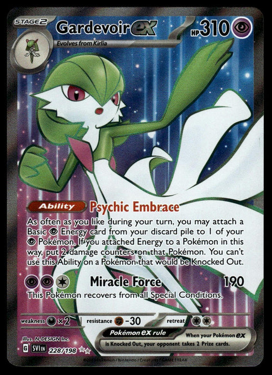 Pokemon TCG Gardevoir ex #228/198 SV01: Scarlet & Violet Base Set