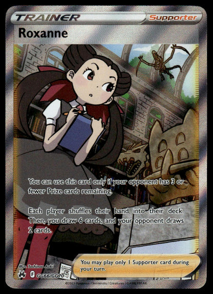 Pokemon TCG Roxanne #GG66/GG70 Crown Zenith: Galarian Gallery