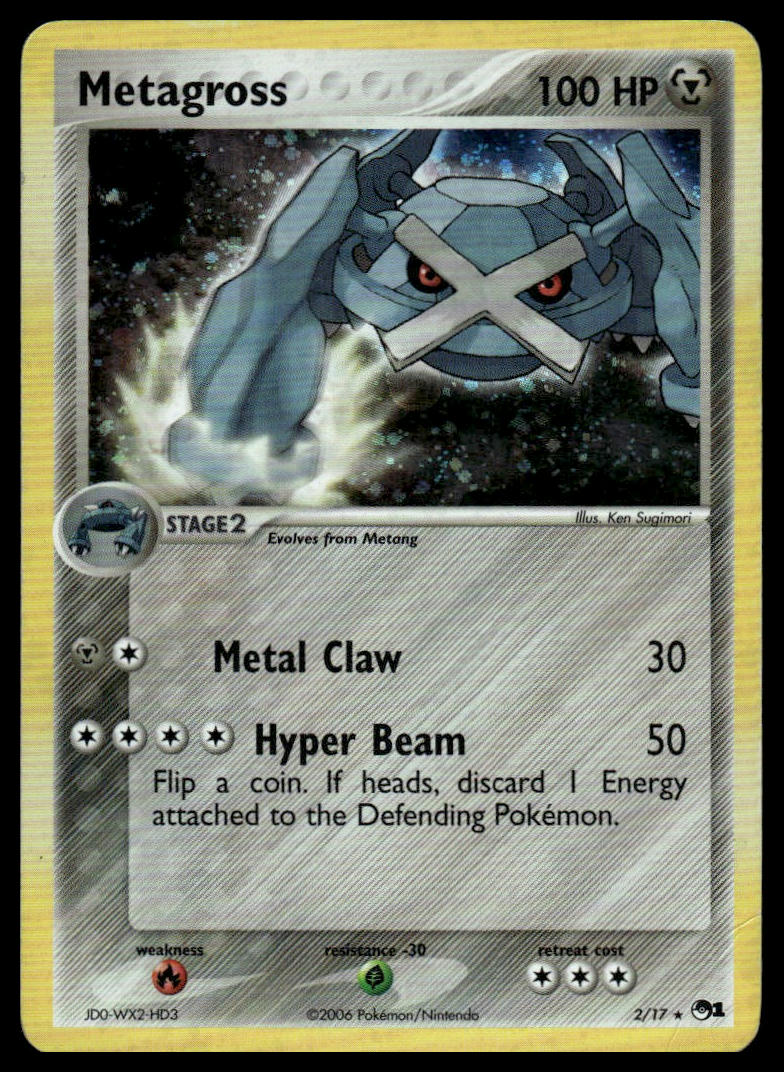 Pokemon TCG Metagross #002/017 POP Series 1